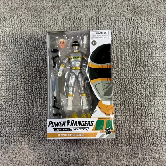 Power Rangers Lightning Collection In Space Silver Ranger Action Figure Toy NEW - Picture 2 of 6